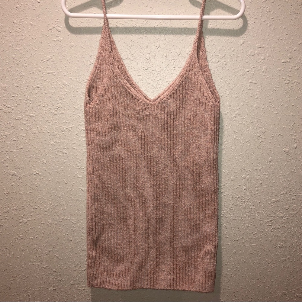AE Sweater Ribbed Tank - Picture 2 of 2